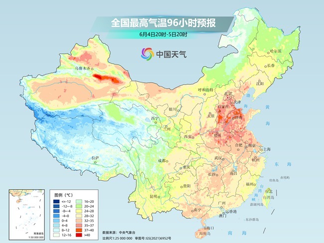 气温弹射起飞！河北、河南、山(🌏)东部分地区最高气温将(💦)超过38℃